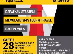 Seminar Peluang Lowongan Kerja Travel Balikpapan